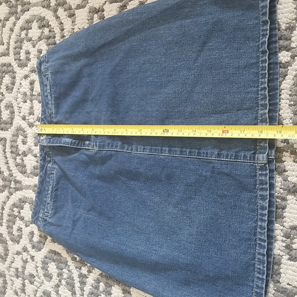 (4) Liz Claiborne Lizwear Jeans Vintage Denim Skirt Retro Y2K 2000 - Picture 3 of 7